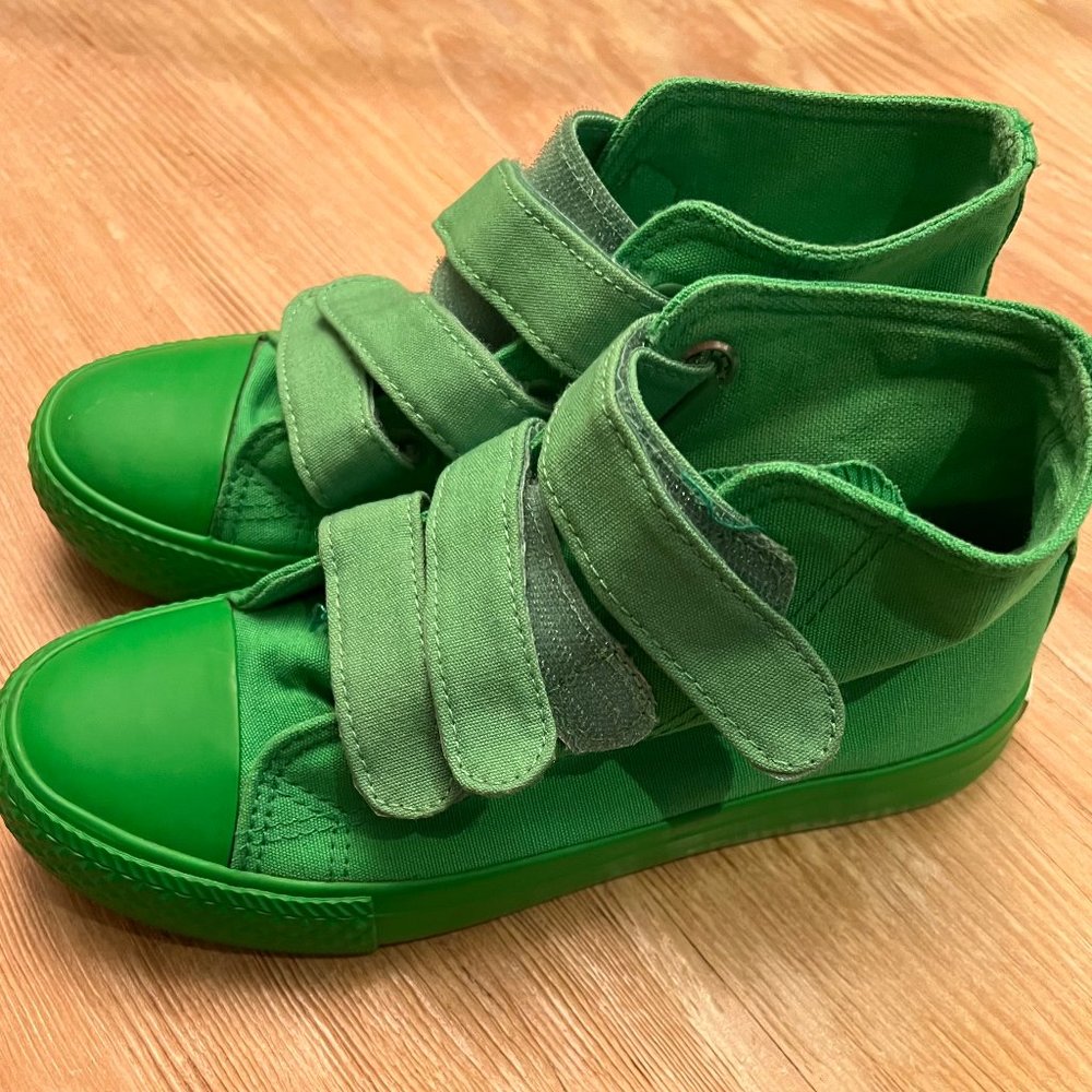 OpoEE Bright Green Booties Sneakers